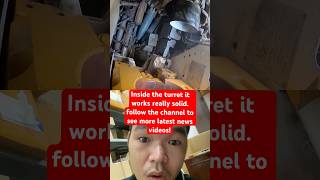 inside the turret it works really solid 360news news russia ukraine usa kiev army military [upl. by Feinberg]