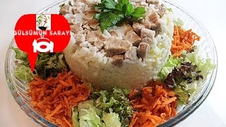 Maklube  Maklube tarifi  Makbule rezept  Etli pilav  Gülsümün Sarayi [upl. by Aninaj]