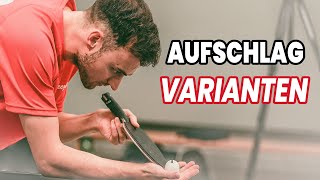 Tutorial Seitschnitt Aufschlag lernen  3 Varianten [upl. by Ujawernalo]