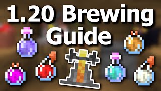 The Ultimate Minecraft 120 Potion Brewing Guide  How to make all Potions Auto Brewer and More [upl. by Ahsiuqel]