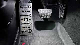 Installing the Metalcloak Dead Pedal in the JLU [upl. by Nowad]