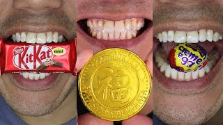 The Most Satisfying Chocolate and Candy ASMR Compilation 🙄 [upl. by Nigel]