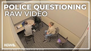 Police interview Vancouver Mall shooting suspect Travis Ward  Raw video [upl. by Salman]