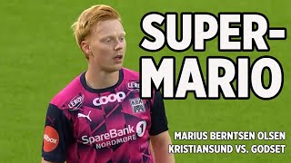 Ballspillende midtstopper🎯 KBKs Marius Olsen vs Strømsgodset👀👏 [upl. by Tunk752]