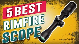 Best Rimfire Scope Review  Top 5 Rimfire Scopes For Rifle [upl. by Kolnos]