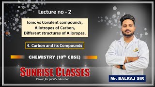 Carbon and its Compounds  L2  10th CBSE Chemistry [upl. by Yelra]