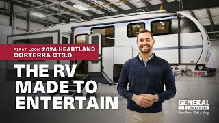 2024 Heartland Corterra CT30  RV tour The fifth wheel made to entertain [upl. by Ebocaj]