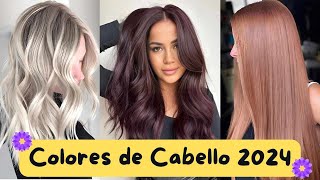 Tendencia Colores de Cabello 2024 [upl. by Nodnek]