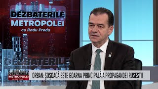 Ludovic Orban la Metropola TV întro emisiune moderată de Radu Preda 10 oct 2024 [upl. by Eilitan]