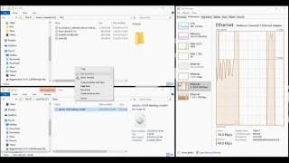 Throughput Measurement of my 10Gbe Network  Windows File Copy [upl. by Oballa]