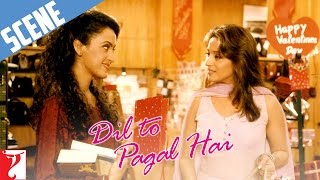 Aaj Valentines Day Hai  Scene  Dil To Pagal Hai  Madhuri Dixit  Yash Chopra [upl. by Roxy]