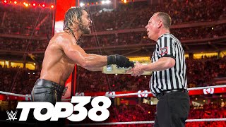 38 greatest WrestleMania moments of all time WWE Top 10 Special Edition March 27 2022 [upl. by Mayberry]