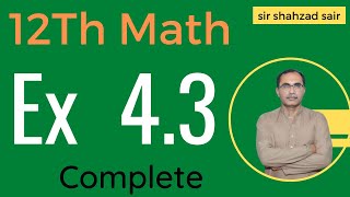 FSC Math Part 2 Chapter 4  Exercise 43 Introduction To Analytic Geometry  12Th Class Math [upl. by Gad]