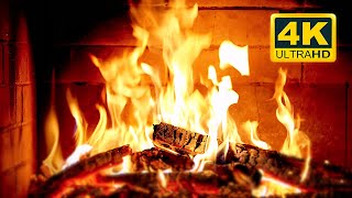 🔥 Cozy Fireplace 4K 12 HOURS Fireplace with Crackling Fire Sounds Crackling Fireplace 4K [upl. by Odlanar]