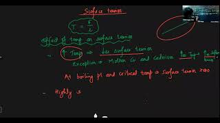 LEC1 ON SURFACE TENSION BY RAM TIWARI [upl. by Roth]