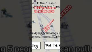 trolley problem funny Roblox thetrolleygame [upl. by Durrace]