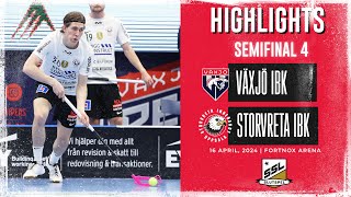 Highlights semifinal 4 Växjö IBK vs Storvreta IBK [upl. by Pietrek962]