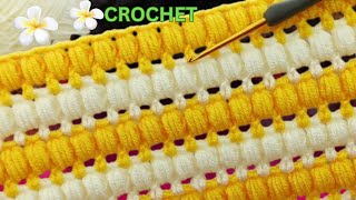 How to make very easy Crochet Pattern Blanket Crochet Tutorial  beginners  Loop2loopw1y [upl. by Atile578]