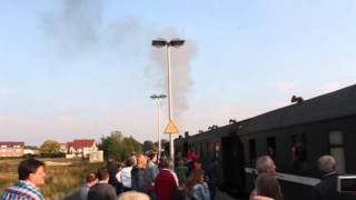 Borghorst Dampflok am Borghorster Bahnhof 4okt 2015 [upl. by Burgwell448]