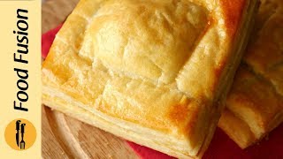 Puff Pastry with ghee Recipe By Food Fusion [upl. by Kronick]