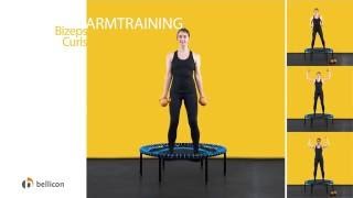 4 in 4 Armtraining mit dem bellicon® Minitrampolin  bellicon Deutschland [upl. by Sidoney]