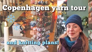 Copenhagen yarn shop tour and winter knitting plans ❄️ cosy travel and craft podcast ☕️ [upl. by Perren]