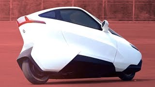 Self Balancing Motorcycle of the Future is more like a car [upl. by Hynes]