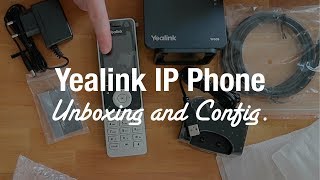 Yealink W60P Cordless DECT IP Phone Unboxing and Setup [upl. by Ellerehs]