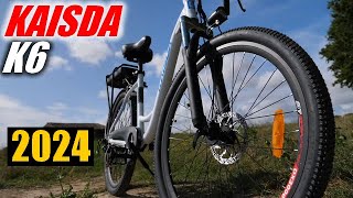 KAISDA K6C VÉLO ÉLECTRIQUE 2024 🌳PERFORMANT ET PAS CHER VILLE ET CHEMINS 🚴 TEST FR [upl. by Che]