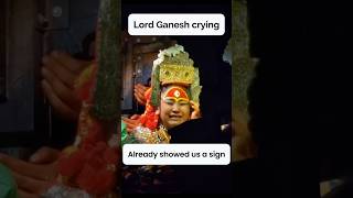 Lord Ganesh Crying kumari youtubeshort shorts god [upl. by Daisey]