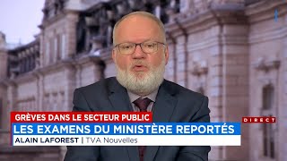 Les examens du ministère de janvier reportés à cause de la grève explications 12h [upl. by Earased]