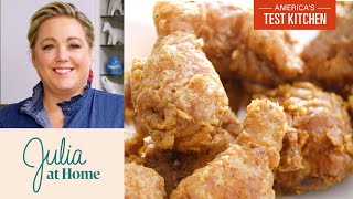 How to Make Crispy OldFashioned Fried Chicken Best Ever  Julia at Home [upl. by Alaek]