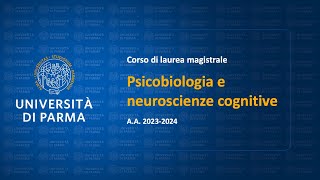 Psicobiologia e neuroscienze cognitive AA 202324 [upl. by Francoise]