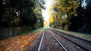 München Herbstliche Straßenbahnmitfahrt auf der 25er [upl. by Sucrad]