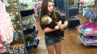 at walmart with Ella and Memphis [upl. by Eniamat]