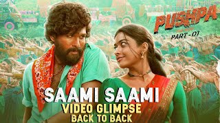 Glimpse of Saami Saami Song  Making  Back 2 Back  Allu Arjun Rashmika  Sukumar  Dev SriPrasad [upl. by Carter]