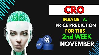 Insane CRONOS CRO Price Prediction for THIS WEEK by AI [upl. by Arednaxela]