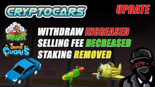 NEW WITHDRAW  STAKING UPDATE  CryptoCars  CryptoPlanes  CryptoGuards February 3rd 2022 [upl. by Au392]