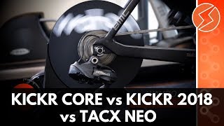 Noise Demo Wahoo KICKR 2018 vs KICKR Core vs TACX NEO vs KICKR 2017 [upl. by Norreht]