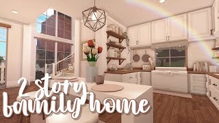 2 story family home ♡  bloxburg speedbuild  luminto [upl. by Carole734]