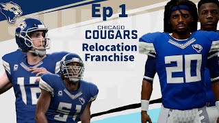 Madden 22 Chicago Cougars Relocation Franchise  Ep 1  New Team Who Dis [upl. by Neely]