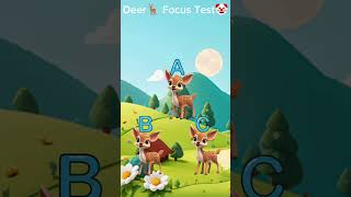 focus test for genius  find the kankal cartoon focustes deer shorts animation [upl. by Astiram]