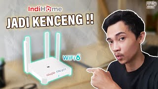 Upgrade router Indihome jadi WiFi 6 ⚡ dengan Ruijie RGEW1800GX PRO [upl. by Bernat]