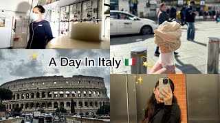 In Italy 🇮🇹🍕Just a day of Cabin Crew  Malayalam  Rome Layover  Wizz Air മലയാളം [upl. by Boswell]