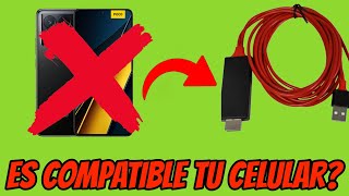 CÓMO SABER SI MI CELULAR ES COMPATIBLE CON EL CABLE HDMI TIPO C USB 31 PARA TRASMITIR PANTALLA [upl. by Salkcin450]