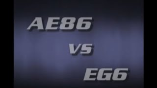 Initial D Battle Stage  AE86 vs EG6  60FPS [upl. by Halie]