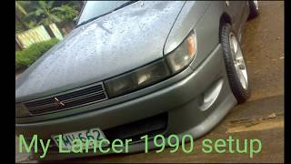 LANCER 1990 GLX JDM BODYKIT AKA SINGKIT [upl. by Anaeg]