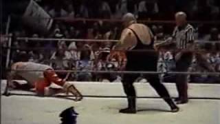 Jerry Lawler vs King Kong Bundy Jimmy Harts 10000 Challenge 71684 CWA Wrestling [upl. by Reace]