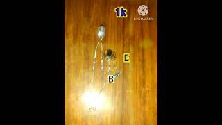 BC 547 transistor LDR sensor project electronic experiment shortvideo [upl. by Ardied]