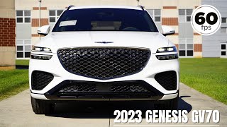 2023 Genesis GV70 Review  The BEST Compact Luxury SUV [upl. by Caputo792]